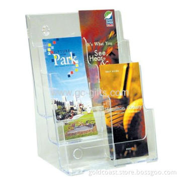 Plastic Pamphlets Holder A4 With Divider 